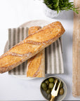 Olive Striped Napkin/Placemat