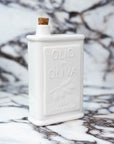 White Ceramic Oil Bottle