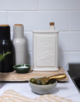 White Ceramic Oil Bottle