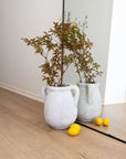 Rustic White Mediterranean Urn