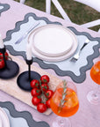 Sage and Olive Wavy Edge Placemat