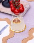 Lemon Slice Beaded Coaster