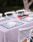 Sage and Olive Wavy Edge Placemat