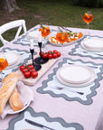 Sage and Olive Wavy Edge Placemat