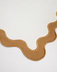Cream and Turmeric Wavy Edge Placemat