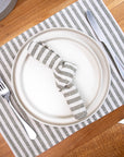 Olive Striped Napkin/Placemat