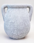 Rustic White Mediterranean Urn